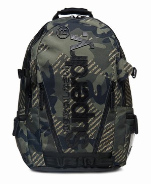 Superdry Camo Logo Tarp Férfi Hátizsák Khaki | BOSZM0854